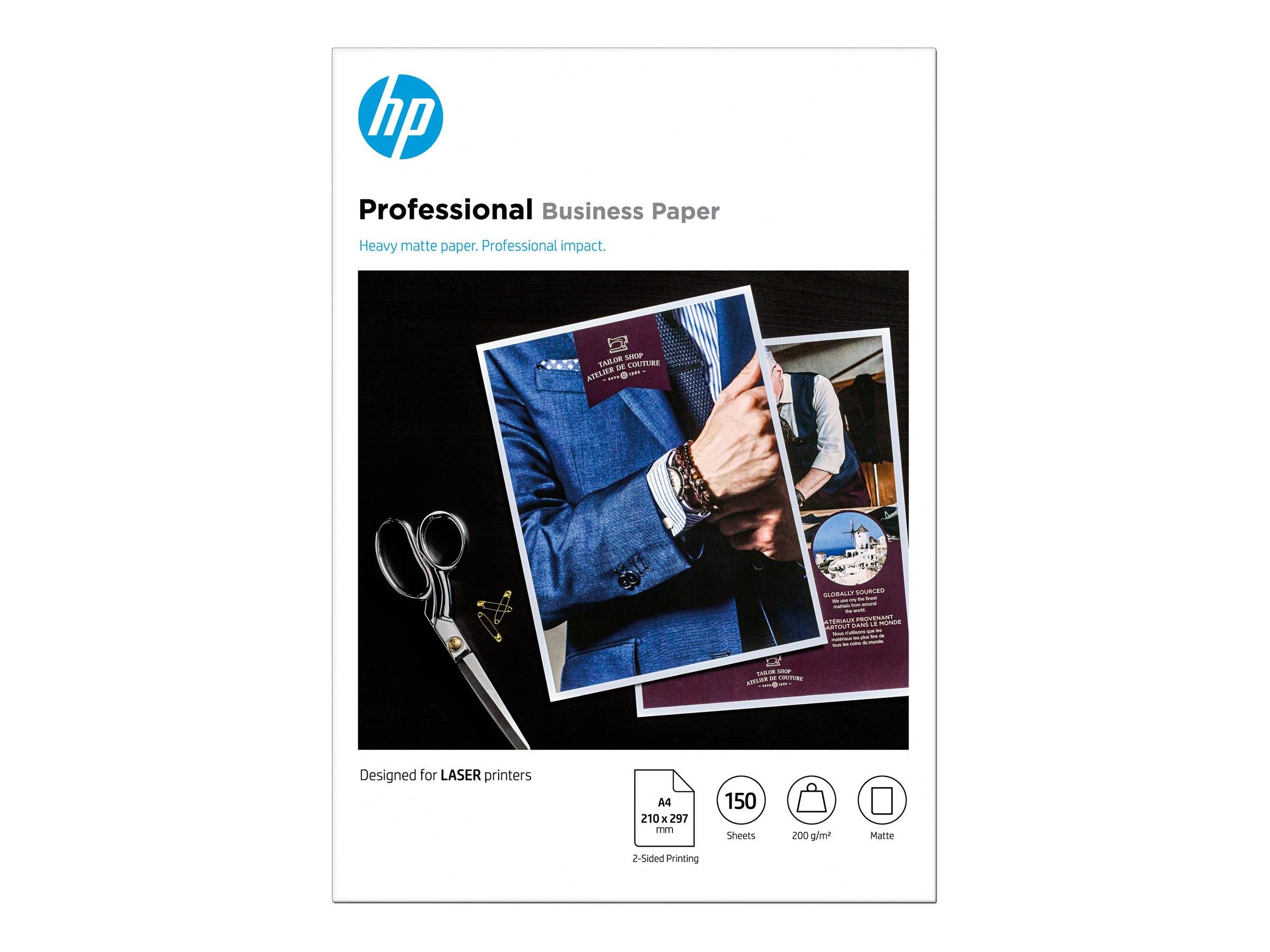 HP Professional 7MV80A Fotopapier DIN A4 200 g/m² 1 St. Matt