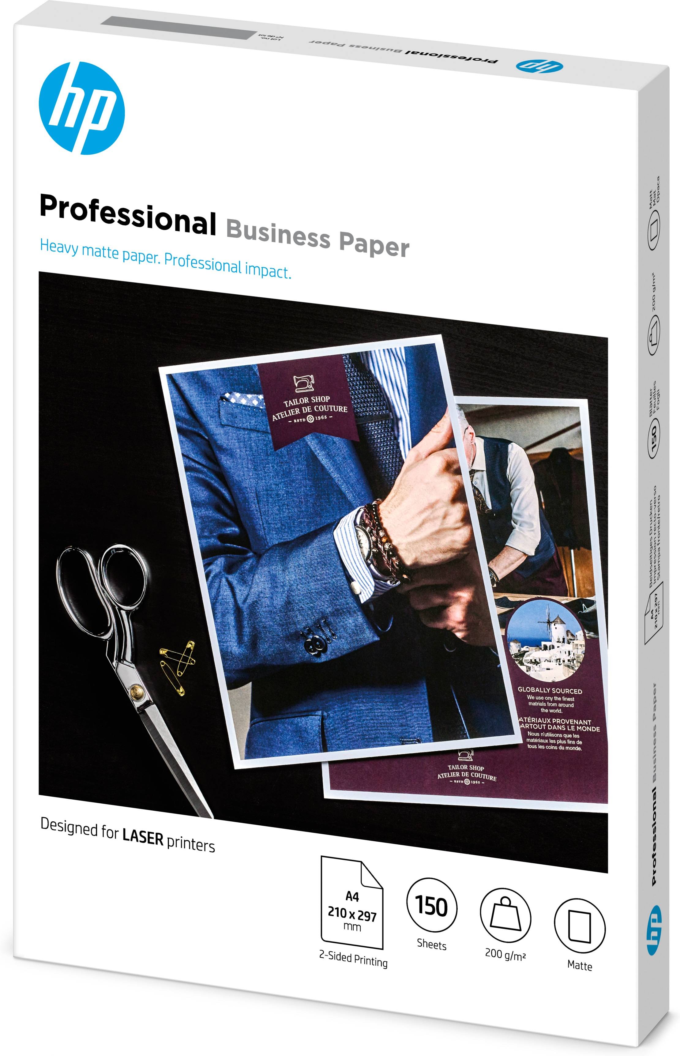 HP Professional 7MV80A Fotopapier DIN A4 200 g/m² 1 St. Matt