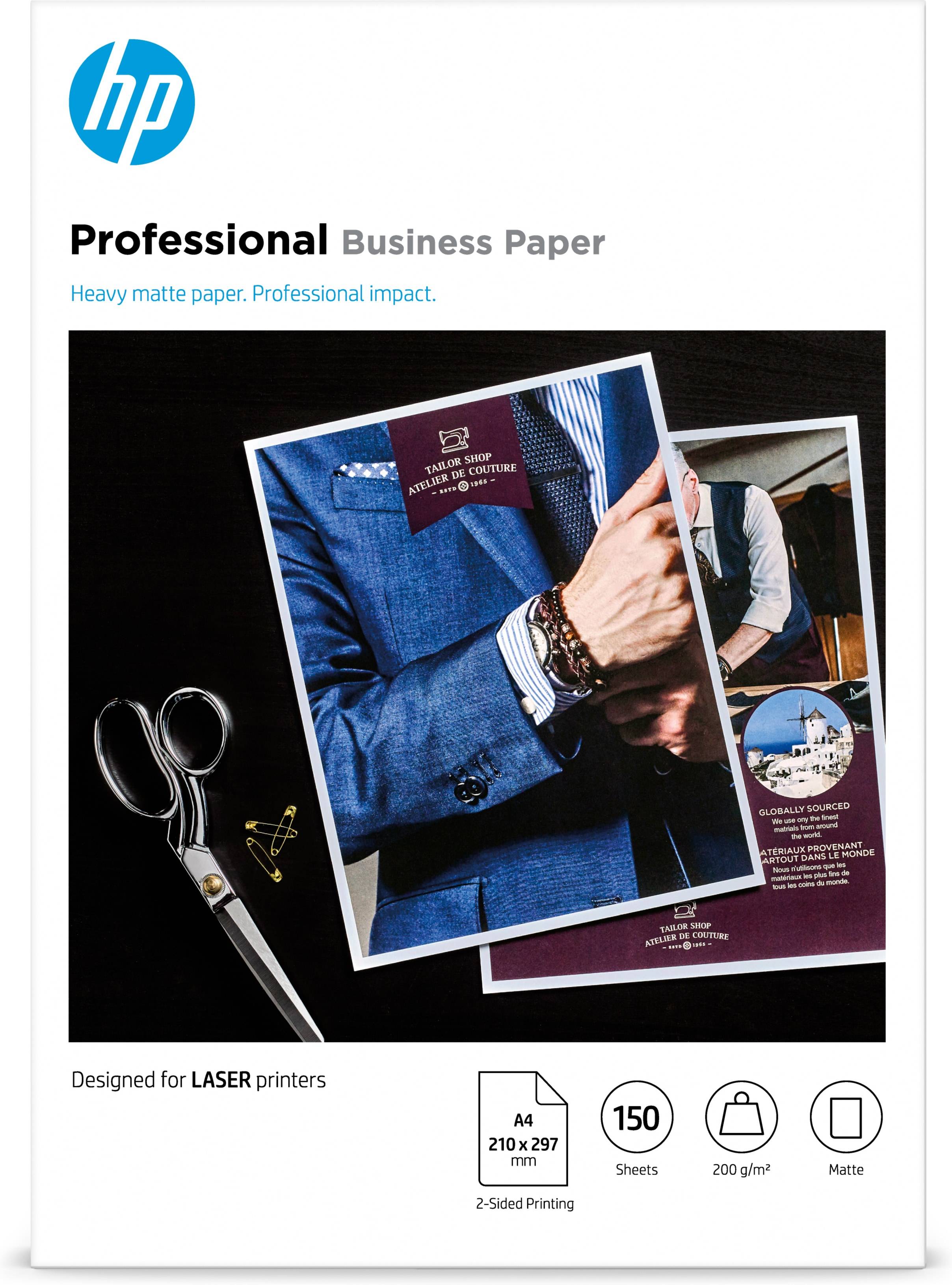 HP Professional 7MV80A Fotopapier DIN A4 200 g/m² 1 St. Matt