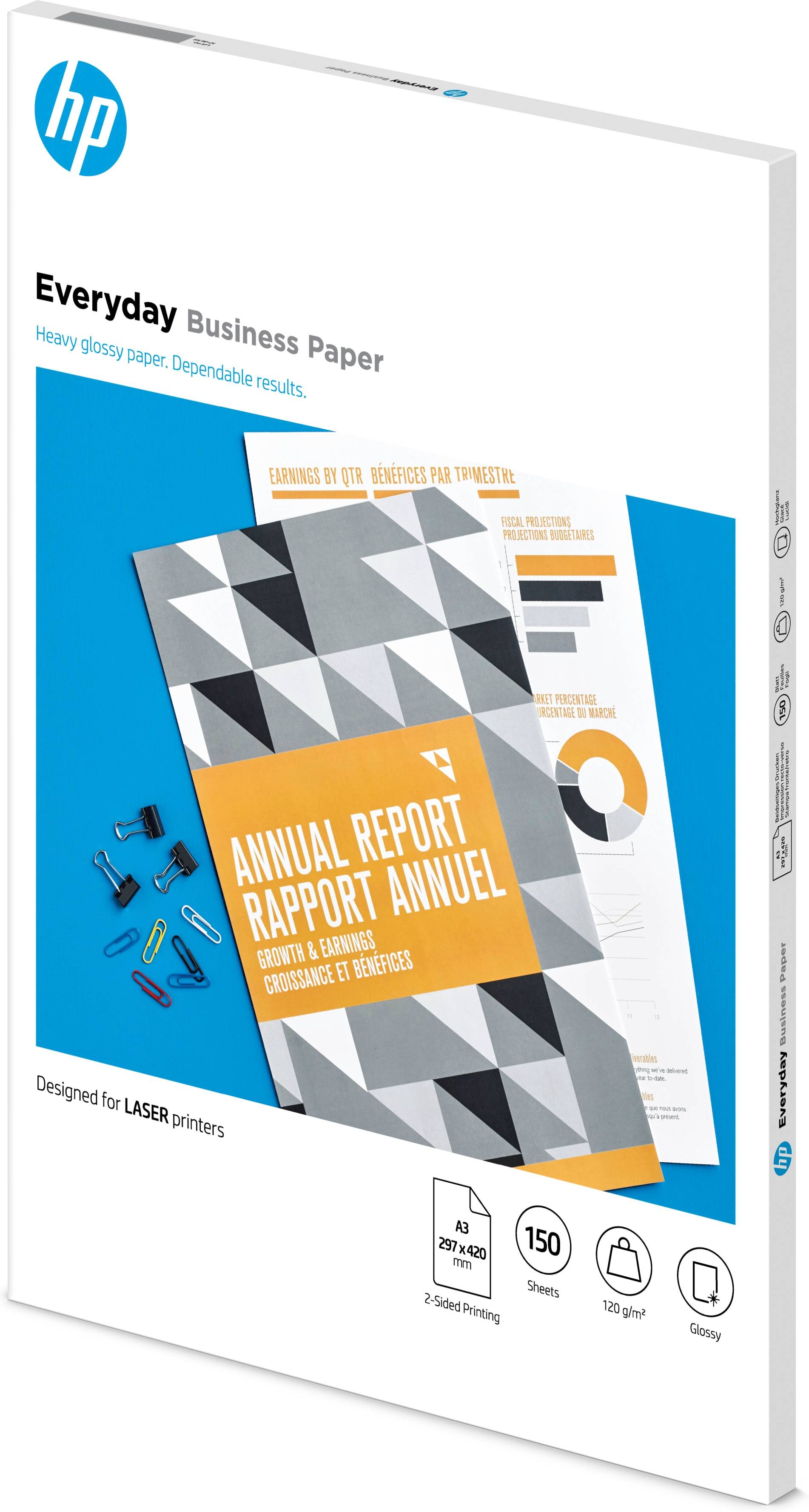 HP Everyday 7MV81A Fotopapier DIN A3 120 g/m² 1 St. Glänzend