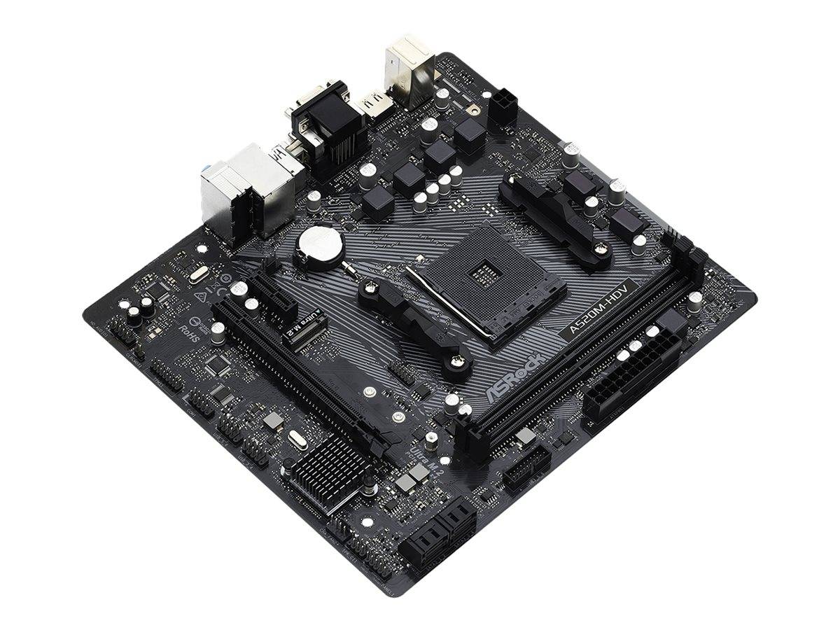 ASRock A520M-HDV Mainboard Sockel (PC) AMD® AM4 Formfaktor (Details) Micro-ATX