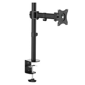 LogiLink BP0020 1fach Monitor-Tischhalterung 33,0 cm (13") - 68,6 cm (27") Schwarz Neigbar, Schwenkbar