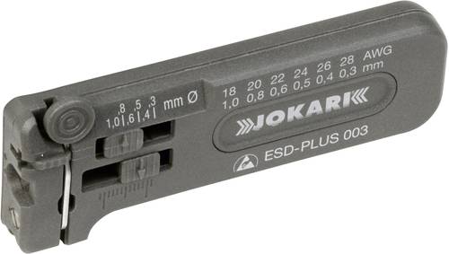 Jokari 40027 ESD-PLUS 001 ESD-Drahtabisolierer Geeignet für PVC-Drähte 0.12 bis 0.40mm