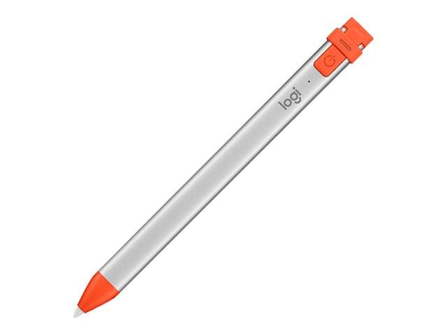 Logitech Crayon - Digitaler Stift - kabellos - Intense Sorbet - für Apple 10.2-inch iPad; 10.5-inch iPad Air (3rd genera