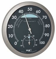 TFA Dostmann 45.2043.51 Thermo-/Hygrometer Anthrazit, Silber