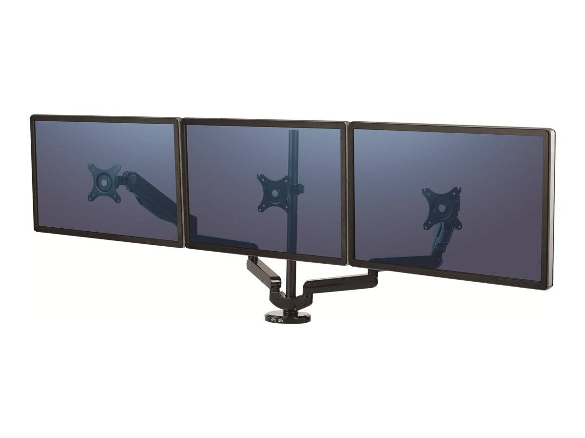 Monitorarm dreifach Platinum Series sw