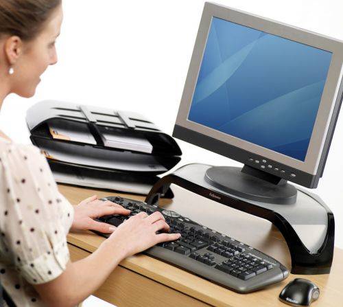 Fellowes Smart Suites Monitor-Erhöhung Höhen-Bereich: 13 cm (max) Schwarz