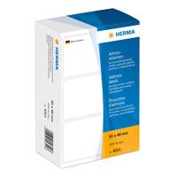 HERMA - Weiß - 48 x 95 mm 1000 Etikett(en) leporellogefaltete