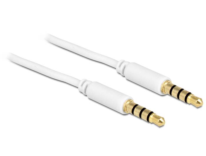 Delock Headset-Kabel - 4-poliger Mini-Stecker (M) - bis 4-poliger Mini-Stecker (