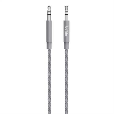Belkin AV10164BT04-GRY, 3.5mm, Männlich, 3.5mm, Männlich, 1,2 m, Grau