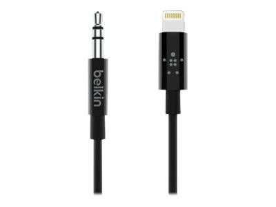 Belkin - Kabel Lightning auf Kopfhöreranschluss - Lightning männlich bis Stereo Mini-Klinkenstecker männlich - 91.4 cm -