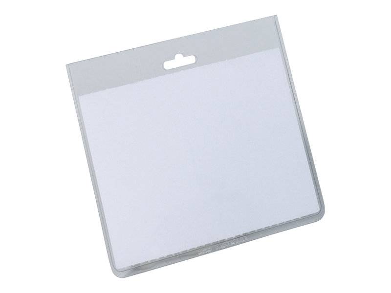 Durable 813619 Namensschild 8136 (B x H) 90 mm x 60 mm Ausstanzung, kombinierbar mit Clip, kombinierbar mit Textilband, kombinierbar mit Jojo 20 St