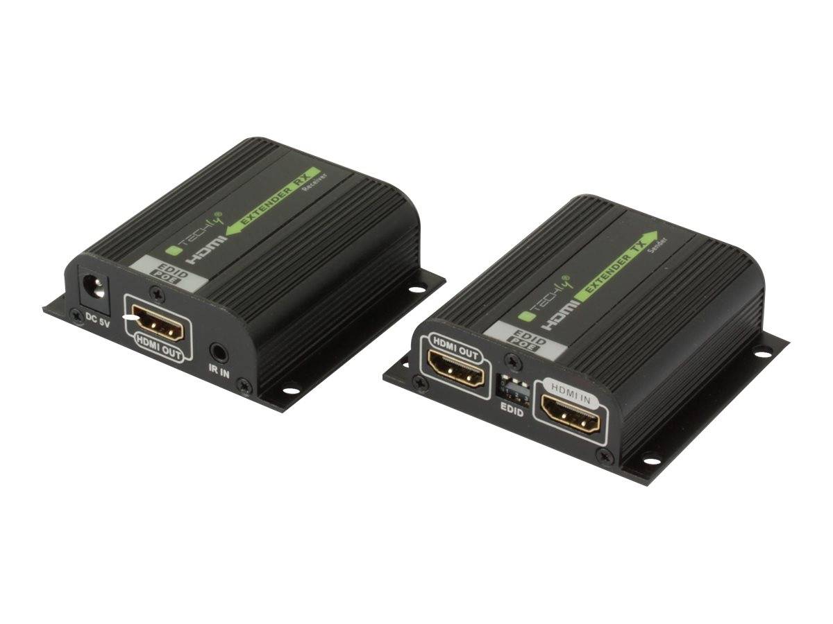 TECHly IDATA EXT-E70POED - Sender und Empfänger - Video-/Audio-/Infrarot-Übertrager - HDMI - bis zu 40 m