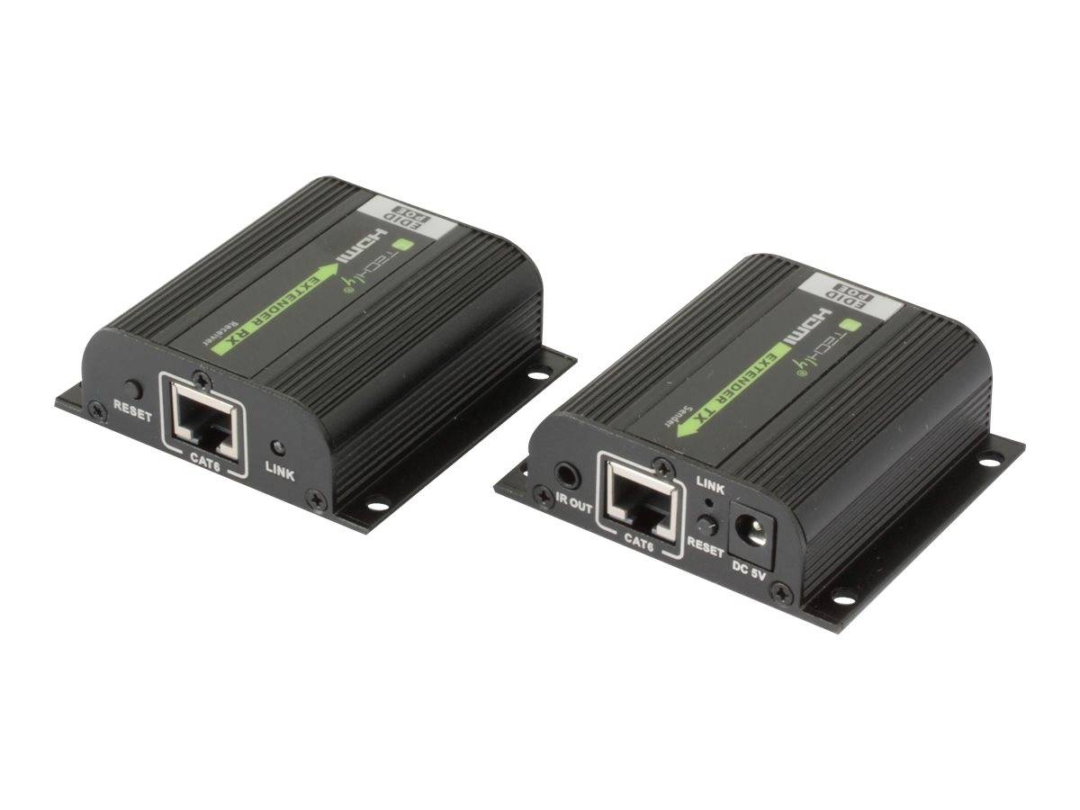 TECHly IDATA EXT-E70POED - Sender und Empfänger - Video-/Audio-/Infrarot-Übertrager - HDMI - bis zu 40 m