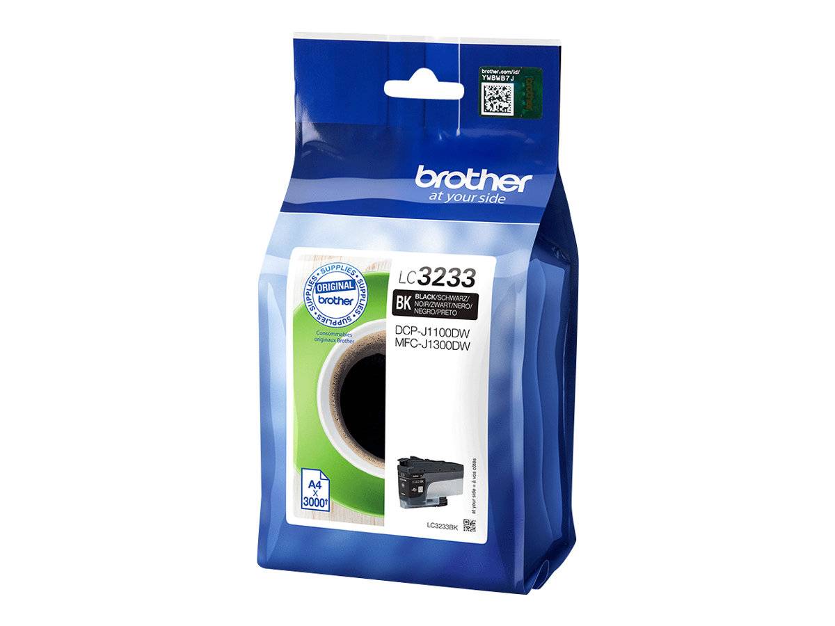 Brother Druckerpatrone LC-3233BK Original Schwarz LC3233BK