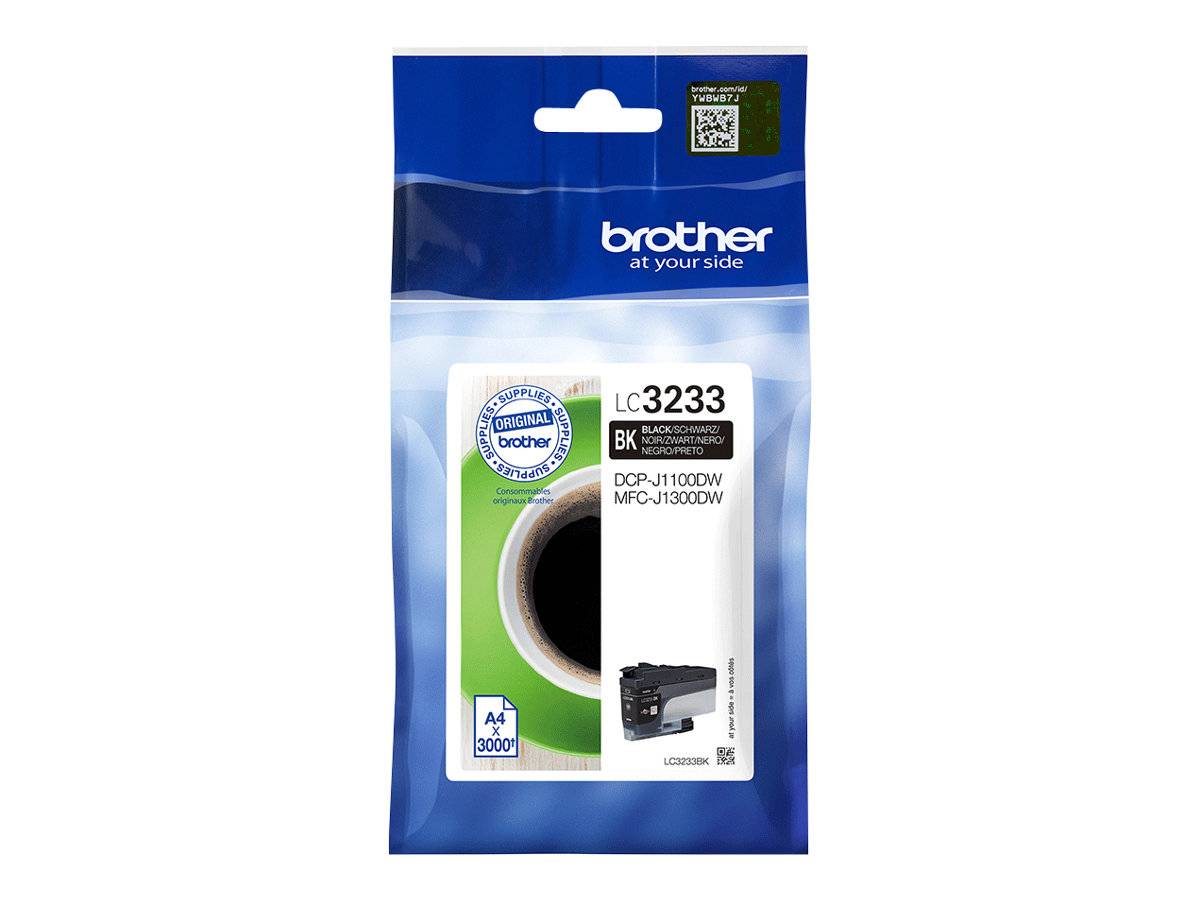 Brother Druckerpatrone LC-3233BK Original Schwarz LC3233BK