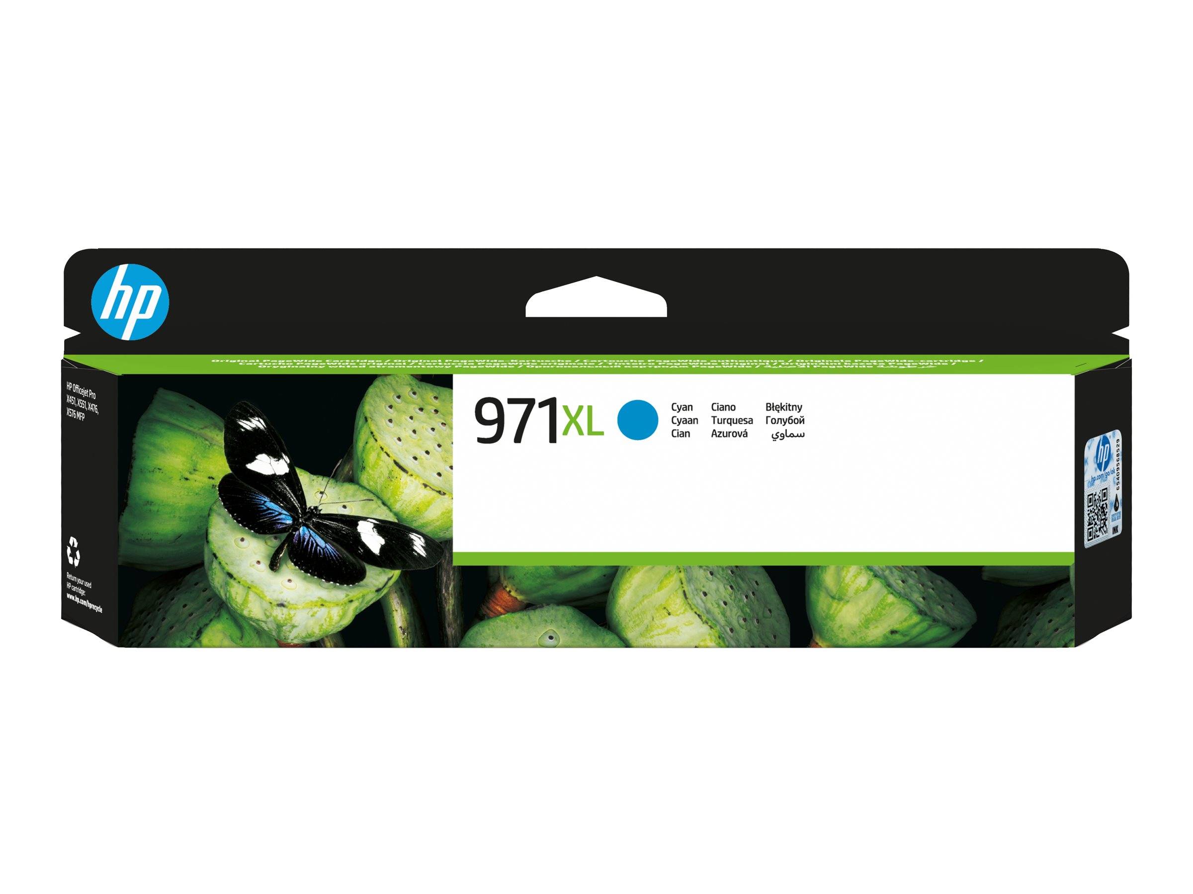 HP Druckerpatrone 971XL Original Cyan CN626AE Tinte