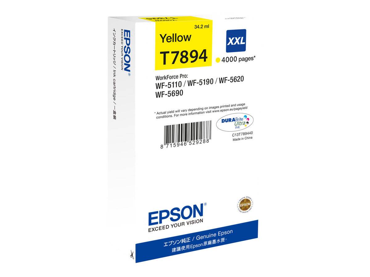 Epson Druckerpatrone T7894, 79XXL Original Gelb C13T789440