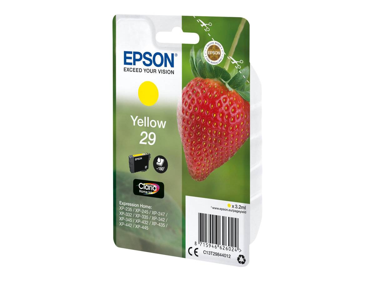 Epson Druckerpatrone T2984, 29 Original Gelb C13T29844012