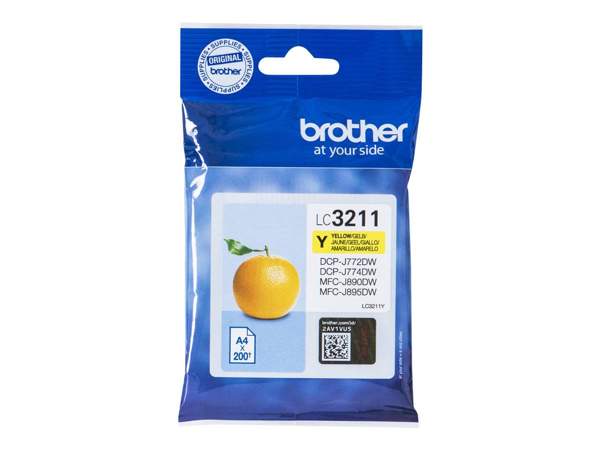 Brother Druckerpatrone LC-3211Y Original Gelb LC3211Y