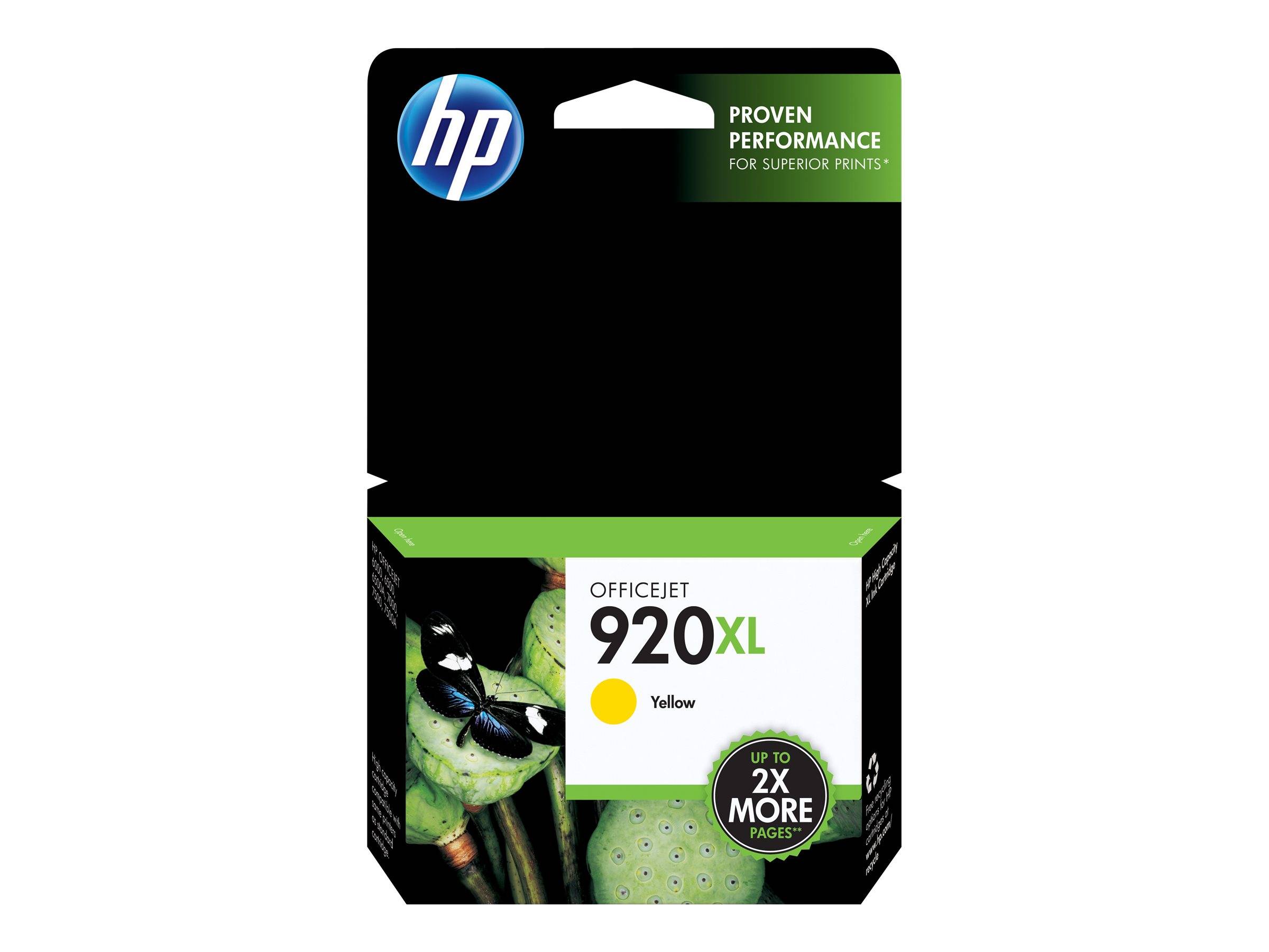 HP 920XL Druckerpatrone Original Gelb CD974AE Tinte