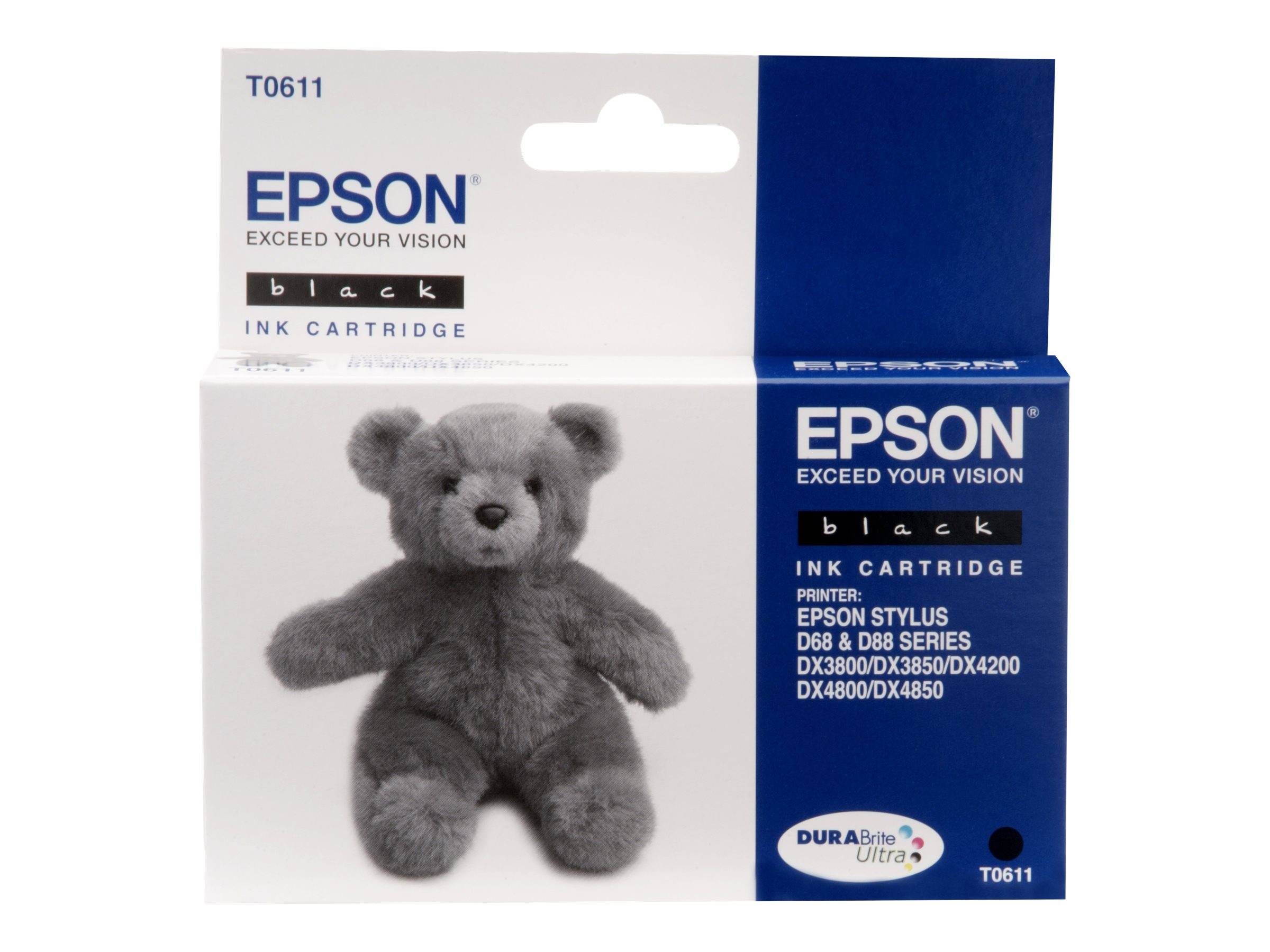 Epson Druckerpatrone T0611 Original Schwarz C13T06114010