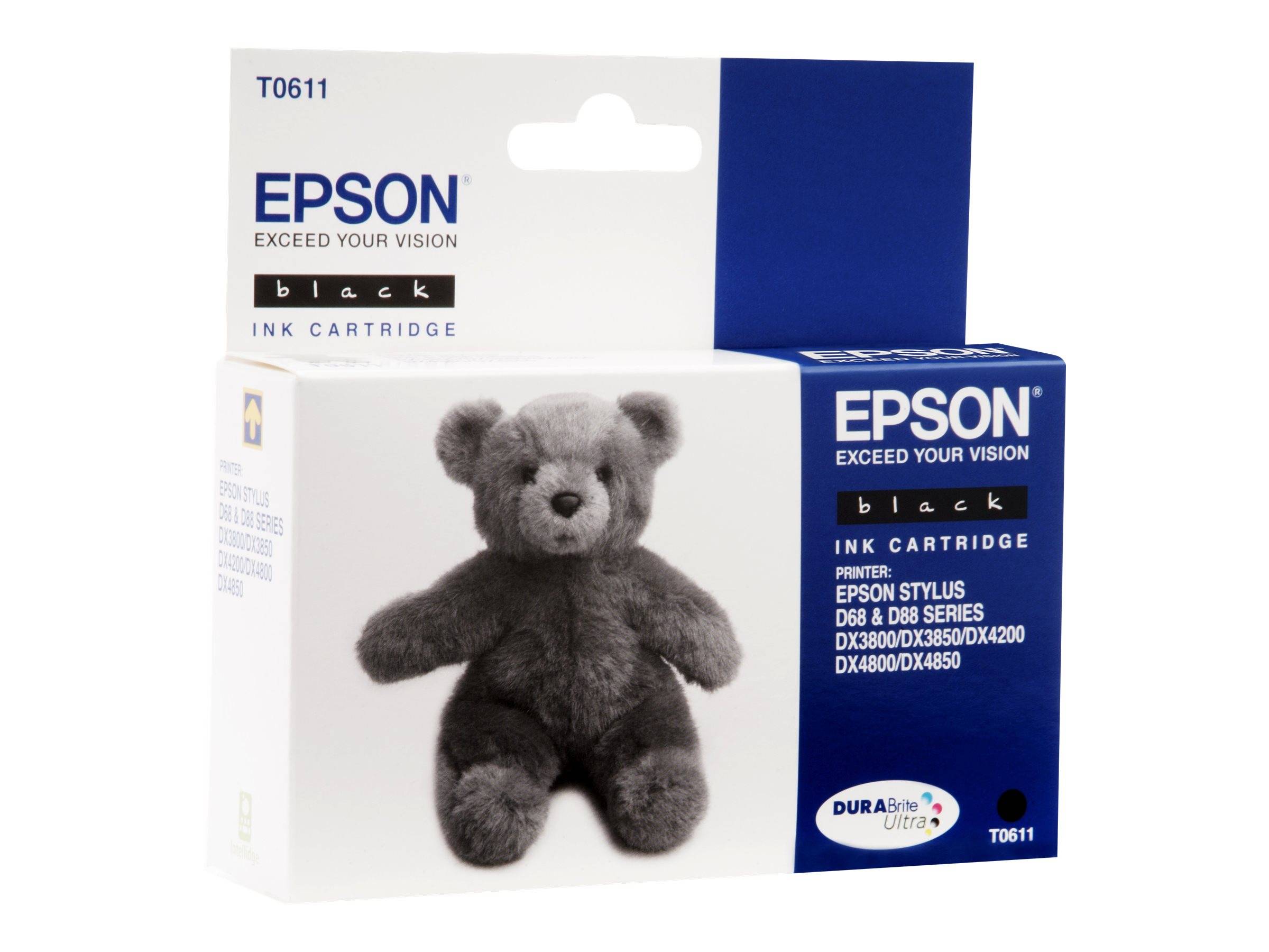 Epson Druckerpatrone T0611 Original Schwarz C13T06114010
