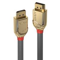 LINDY DisplayPort Anschlusskabel DisplayPort Stecker, DisplayPort Stecker 3.00 m Grau 36293 DisplayPort-Kabel