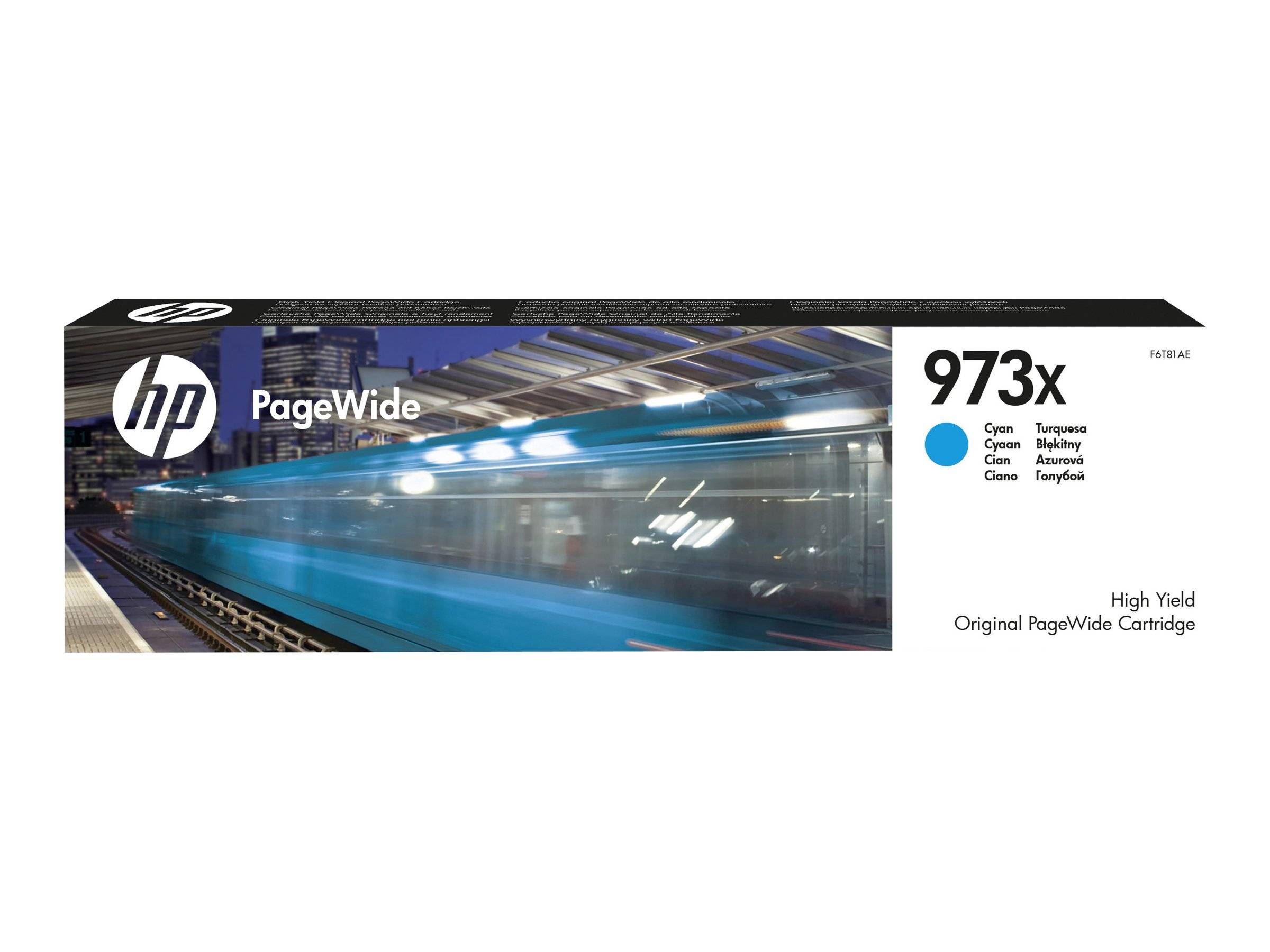 HP Druckerpatrone 973X Original Cyan F6T81AE Tinte