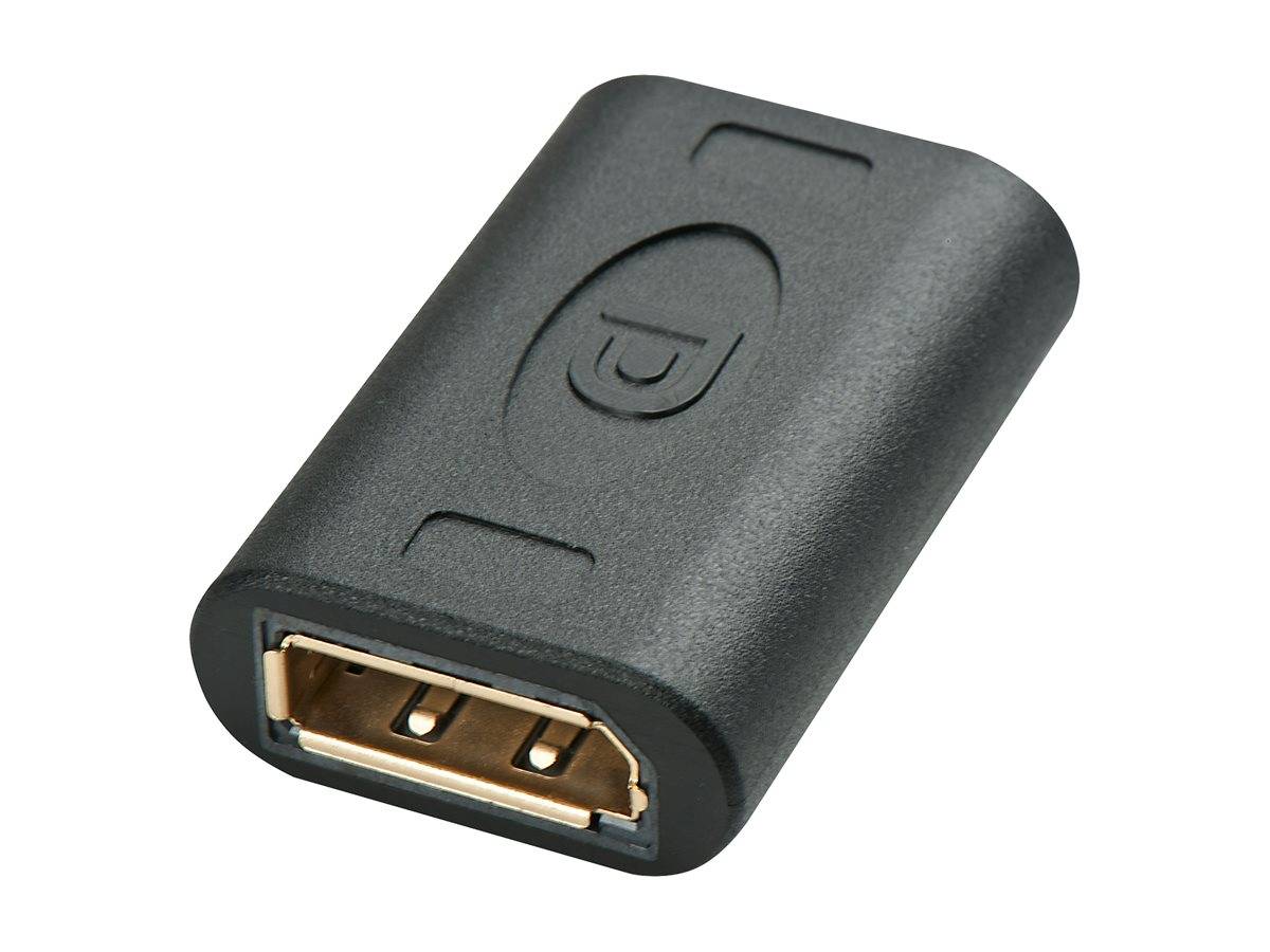 LINDY 41020 DisplayPort Adapter [1x DisplayPort Buchse - 1x DisplayPort Buchse] Schwarz