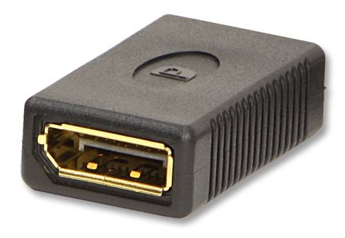 LINDY 41020 DisplayPort Adapter [1x DisplayPort Buchse - 1x DisplayPort Buchse] Schwarz