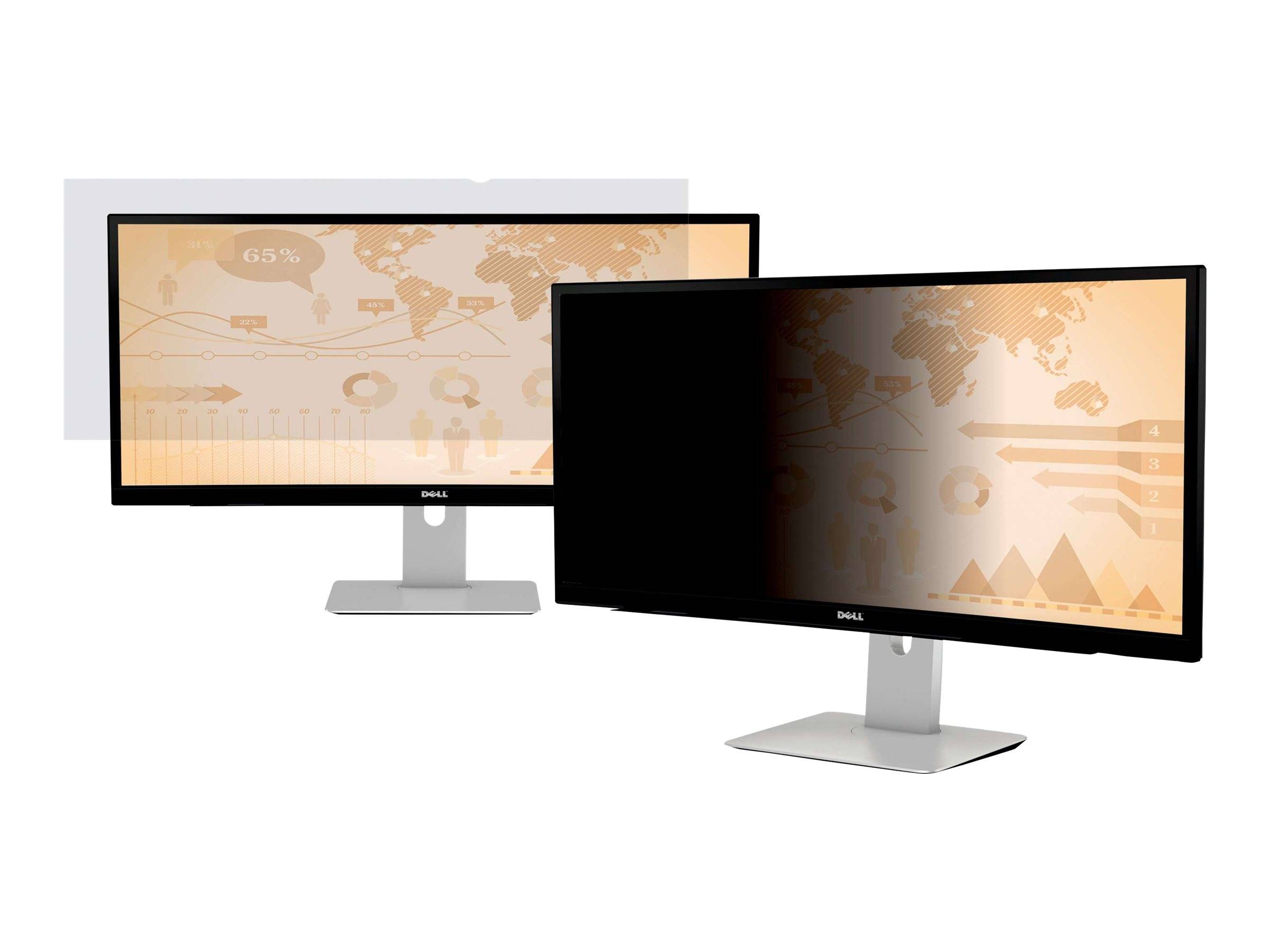 3M PF340W2E Blickschutzfolie Monitor 86,4cm (34") Bildformat: 21:9 Querformat 7100119015 Universal