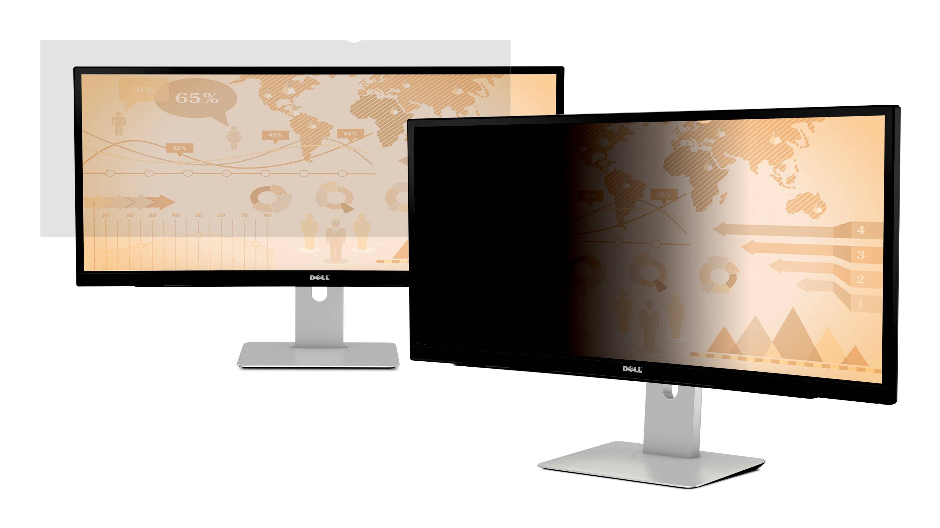 3M PF340W2E Blickschutzfolie Monitor 86,4cm (34") Bildformat: 21:9 Querformat 7100119015 Universal