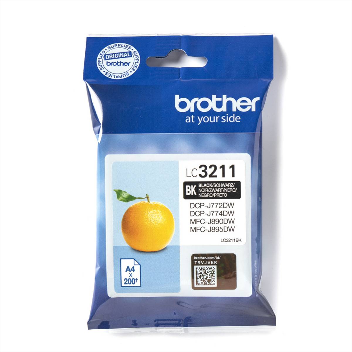 Brother Druckerpatrone LC-3211BK Original Schwarz LC3211BK