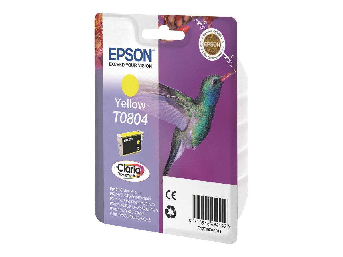 Epson Druckerpatrone T0804 Original Gelb C13T08044011