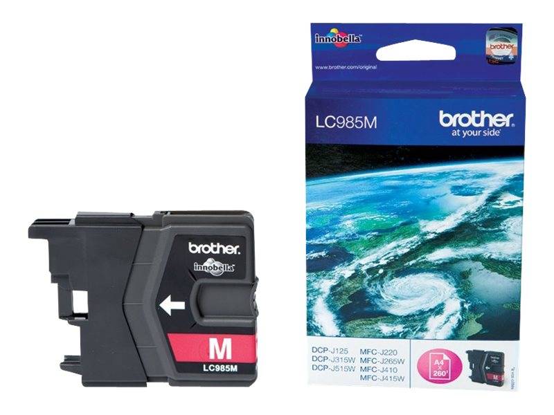 Brother LC985M - 10 ml - Magenta - Original - Tintenpatrone - für Brother DCP-J1