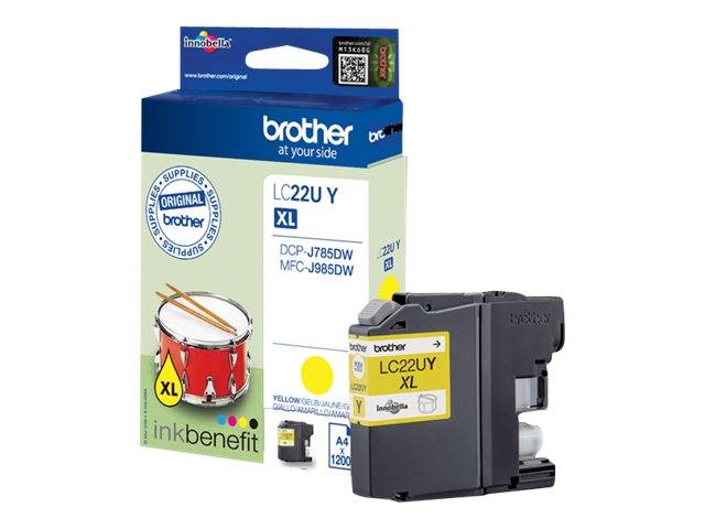 Brother Druckerpatrone LC-22U Y Original Gelb LC22UY