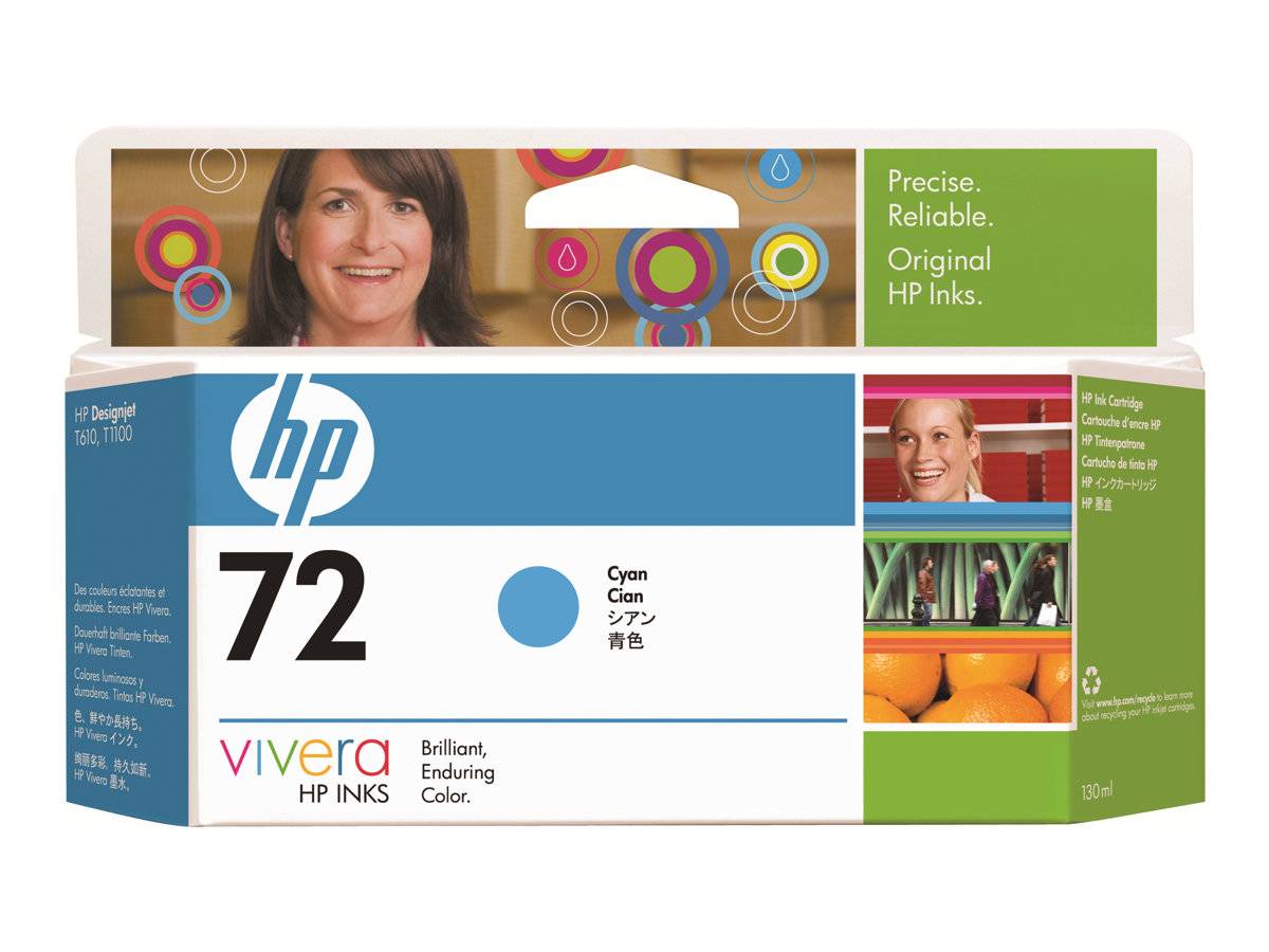 HP Druckerpatrone 72 Original Cyan C9371A 130 ml