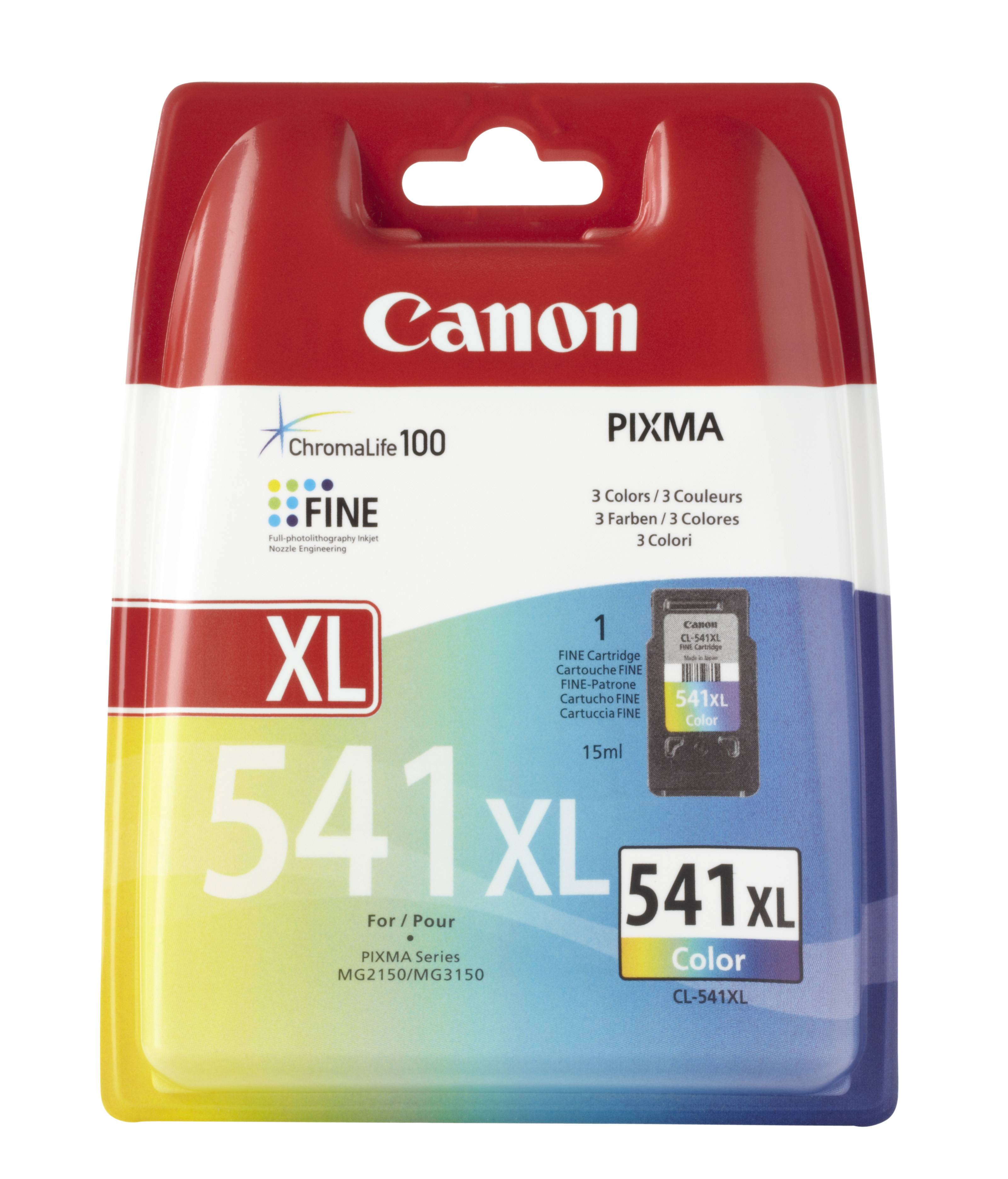 Canon Druckerpatrone CL-541XL Original Cyan, Magenta, Gelb 5226B005