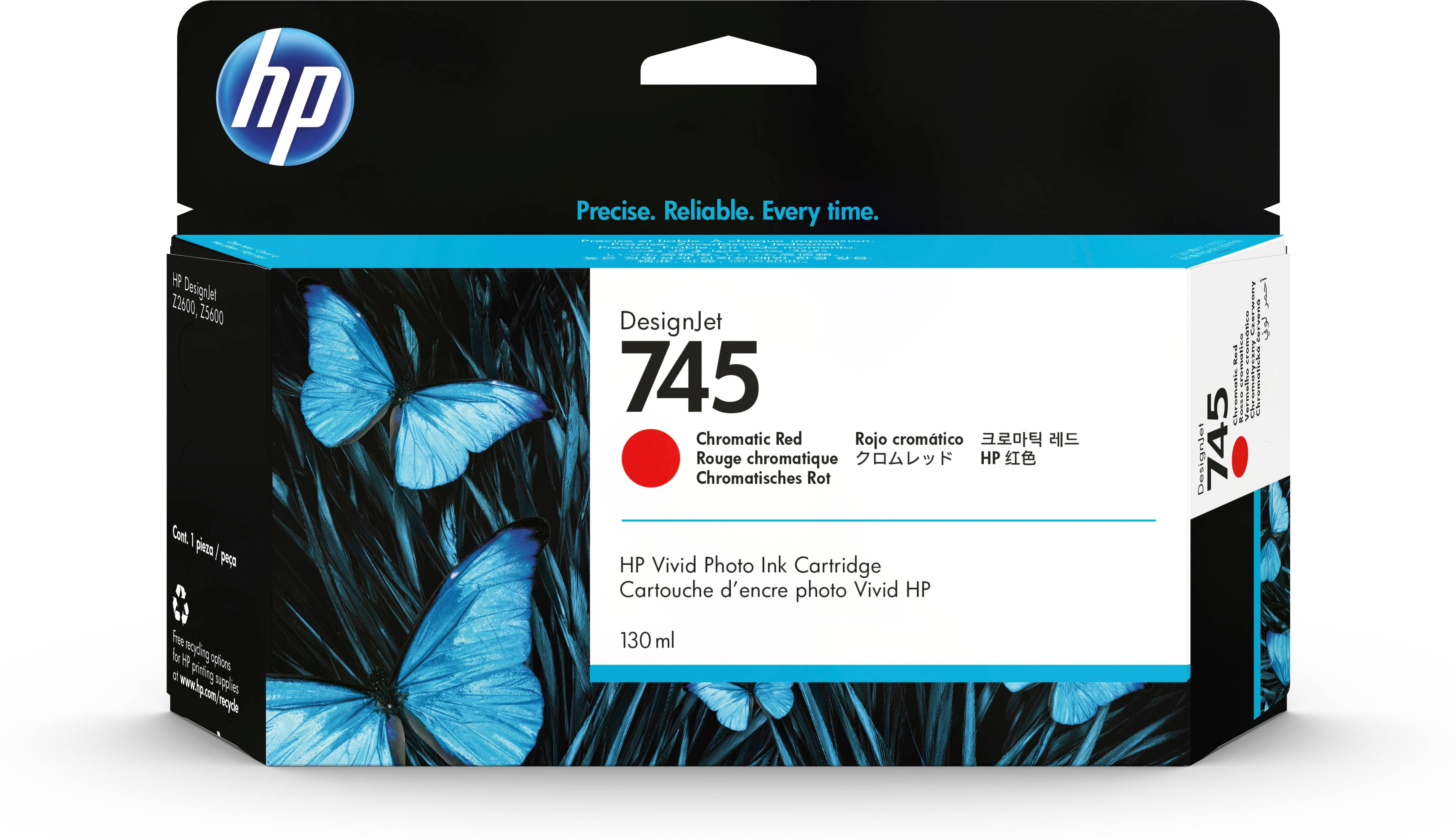 HP Druckerpatrone 745 Original Rot 130 ml F9K00A 1 St.