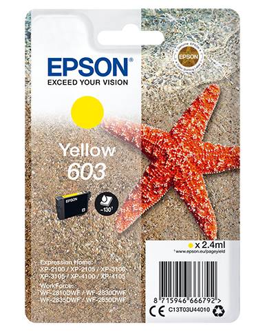 Epson Druckerpatrone T03U44, 603 Original Gelb C13T03U44010