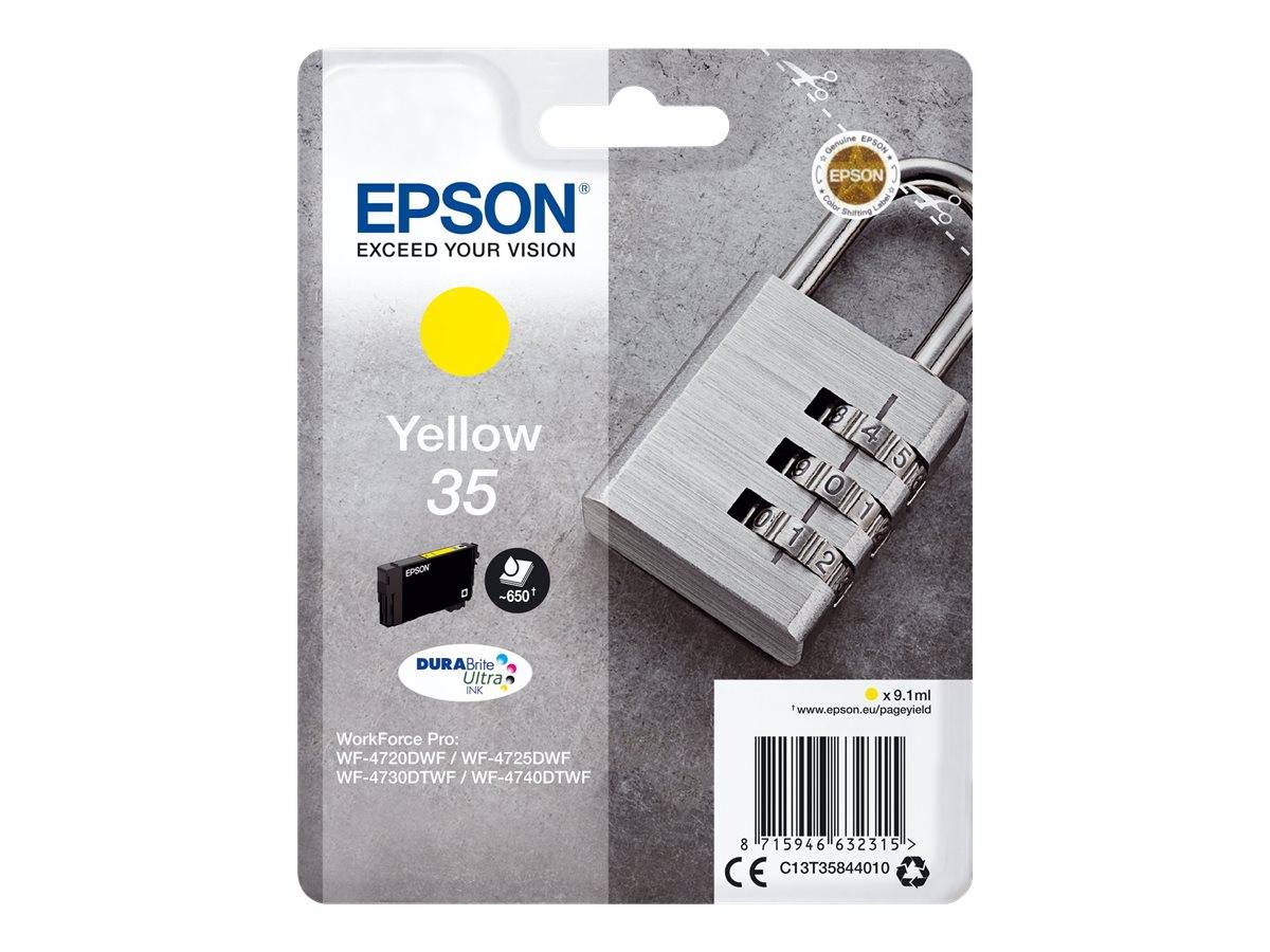 Epson Druckerpatrone T3584, 35 Original Gelb C13T35844010