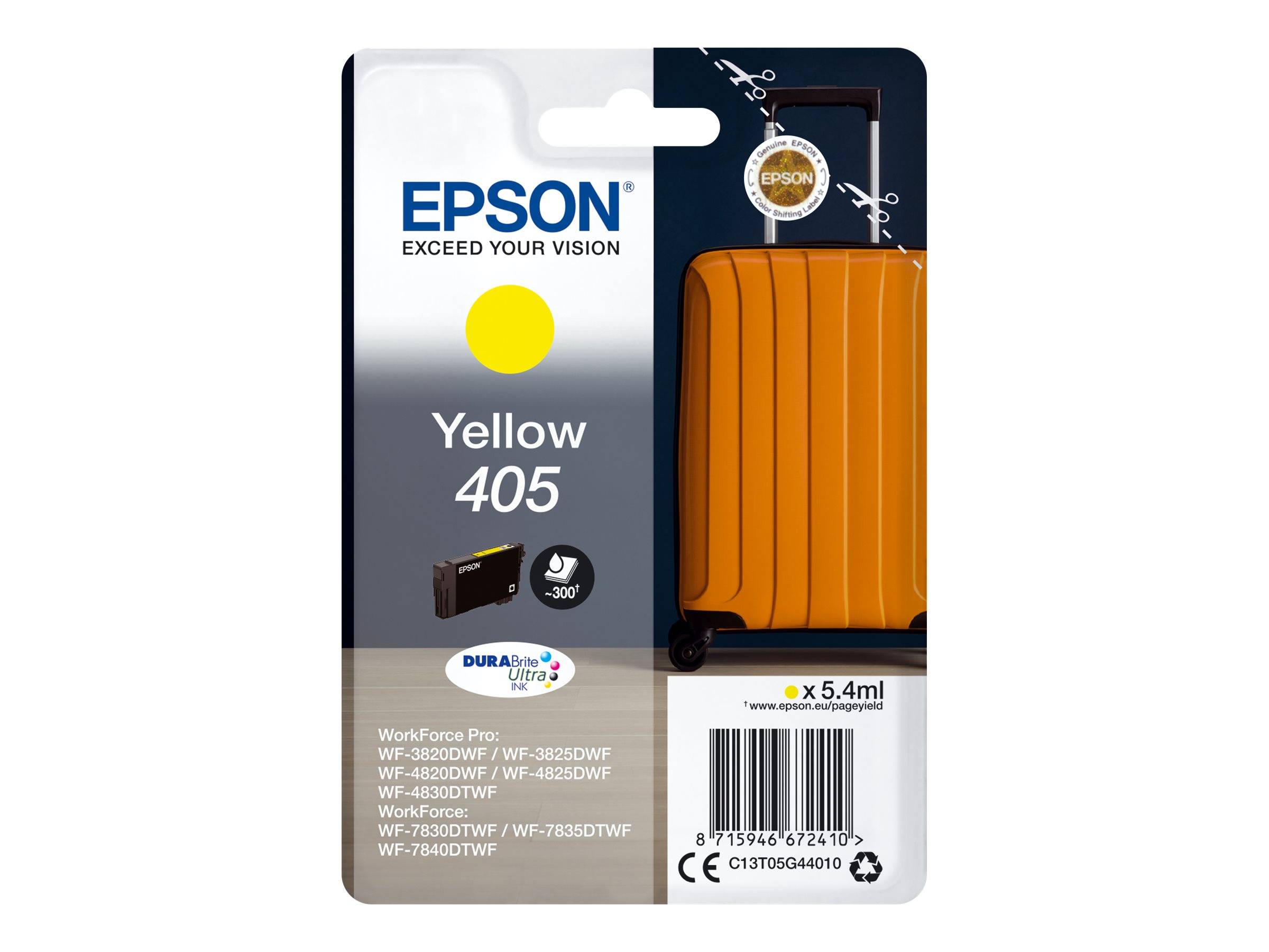 Epson Druckerpatrone T05G4, 405 Original Gelb C13T05G44010
