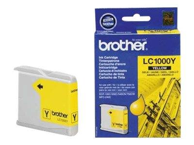Brother Druckerpatrone LC-1000Y Original Gelb LC1000Y