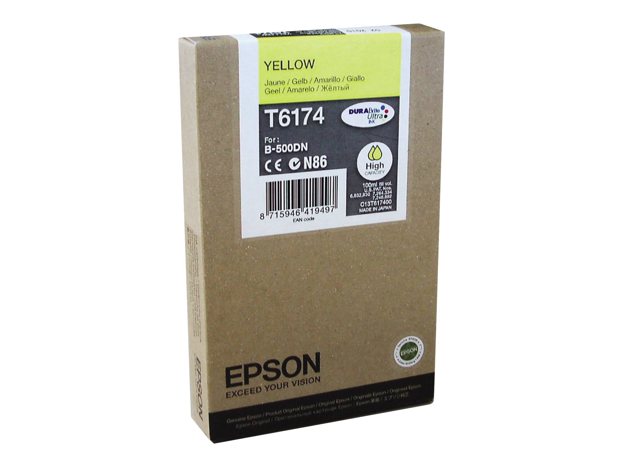 Epson T6174 - 100 ml - mit hoher Kapazität - Gelb - original - Tintenpatrone - f