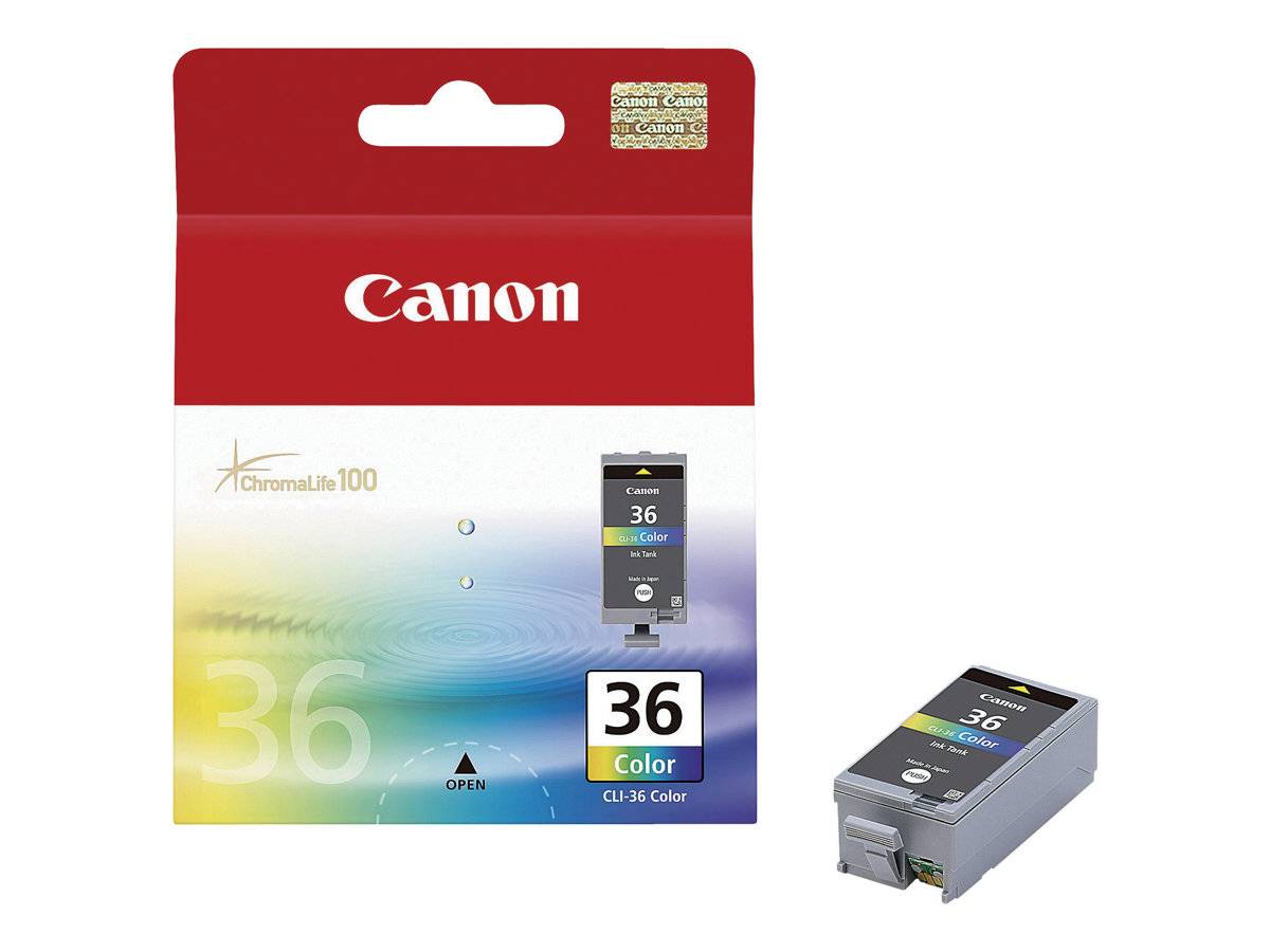 Canon Druckerpatrone CLI-36 Original Cyan, Magenta, Gelb 1511B001