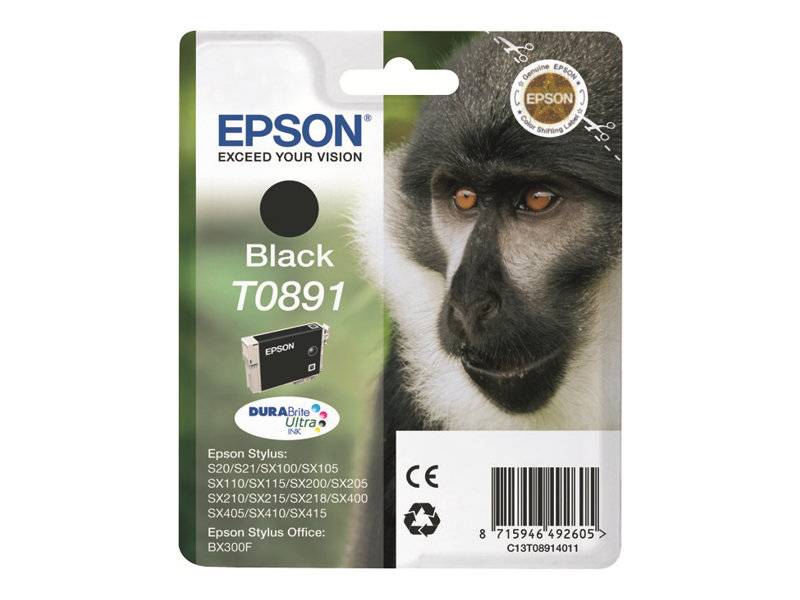 Epson Druckerpatrone T0891 Original Schwarz C13T08914011