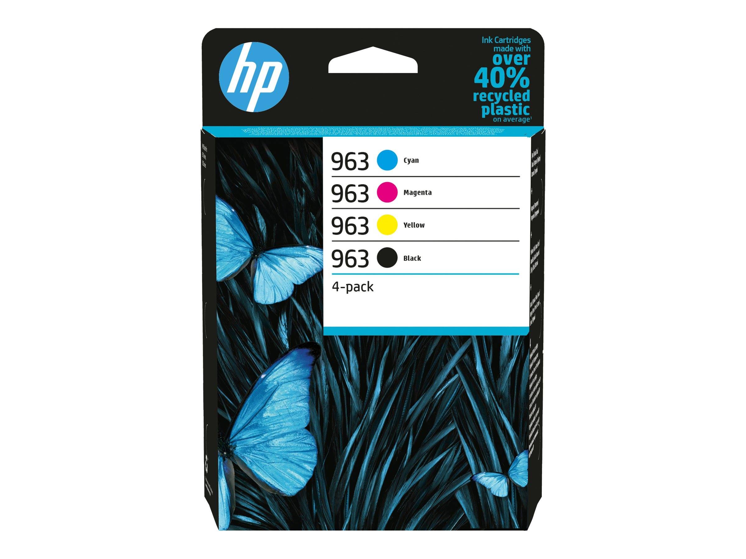 HP 963 Druckerpatrone 4er-Pack Original Color 6ZC70AE Tinte