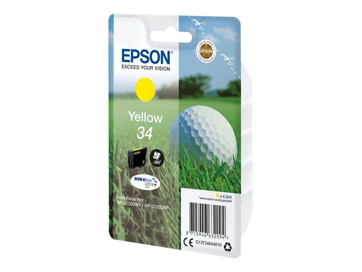 Epson Druckerpatrone T3464, 34 Original Gelb C13T34644010