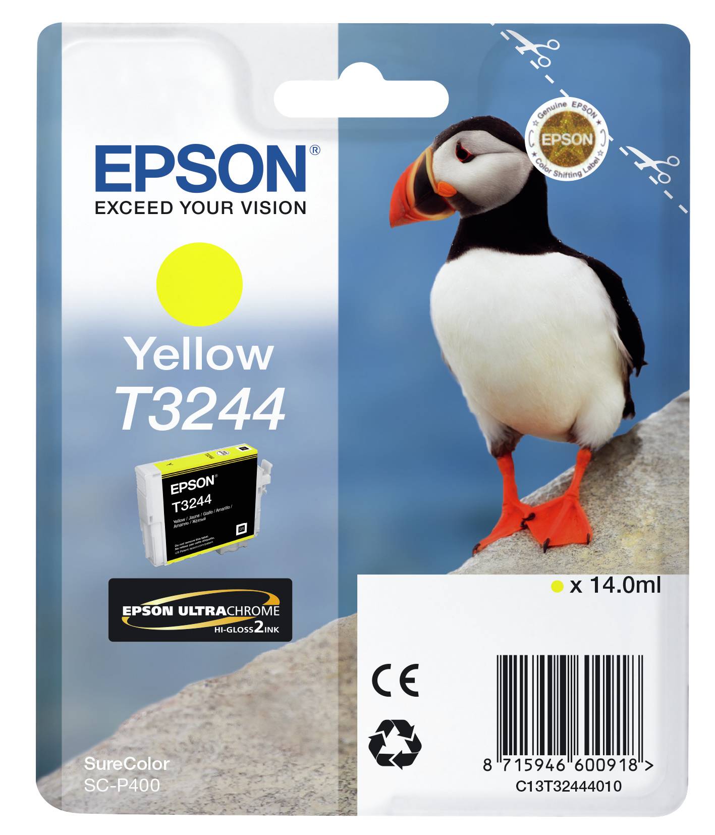 Epson Druckerpatrone T3244 Original Gelb C13T32444010